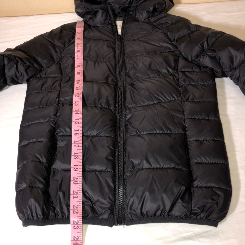 Forever 21 Hooded Puffer Jacket, Black, NWOT, pet/smoke free home - Picture 7 of 12